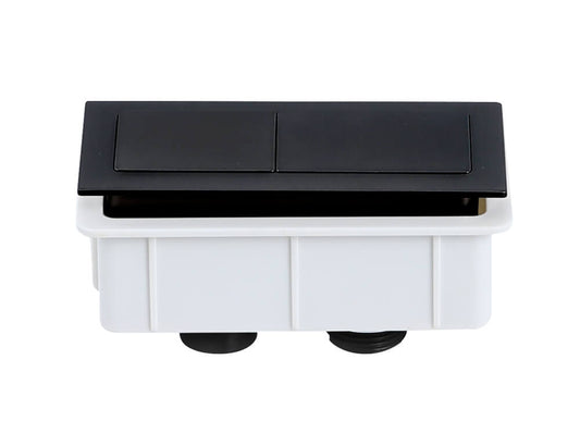 Matte Black Square Flush Buttons