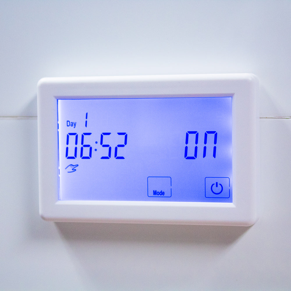 Radiant Touchscreen Timer Horizontal - White