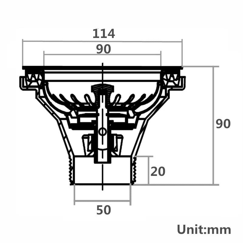 Matte Cream Kitchen Sink Waste without Overflow
