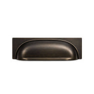 Verese Cup 96mm Cabinetry Handle – English Bronze