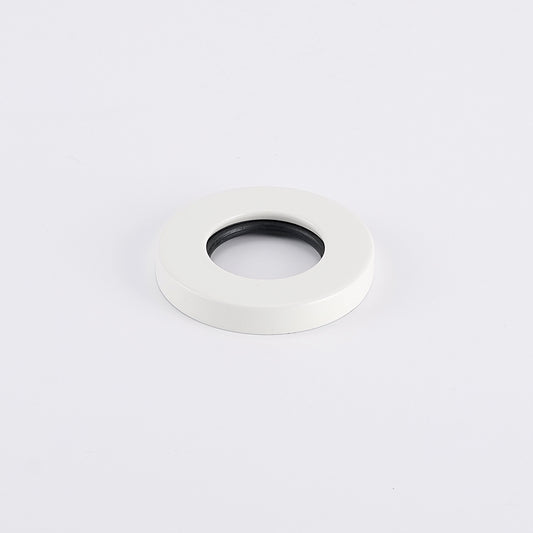 Radiant Matt White Vertical towel rail (round & flat) Cover Plate