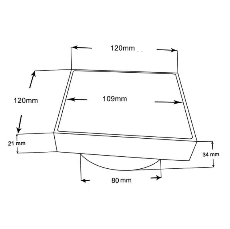 120*120mm Brushed Copper Stainless Steel Tile Insert Floor Drain(80mm Outlet)