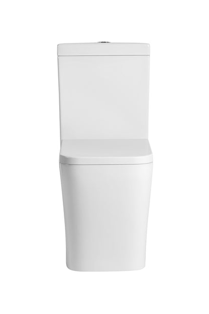 Qubist  Back-to-Wall Toilet Suite - Gloss White
