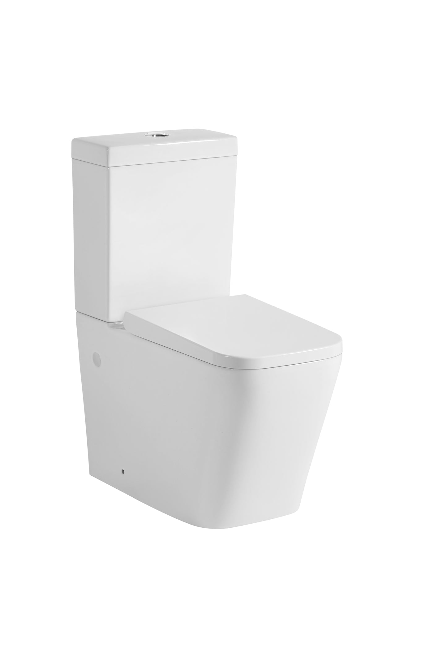 Qubist  Back-to-Wall Toilet Suite - Gloss White