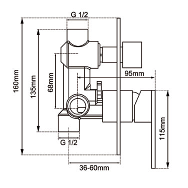LUCID PIN Series BUCP0125-2.ST Trim Kit(match CLPD)