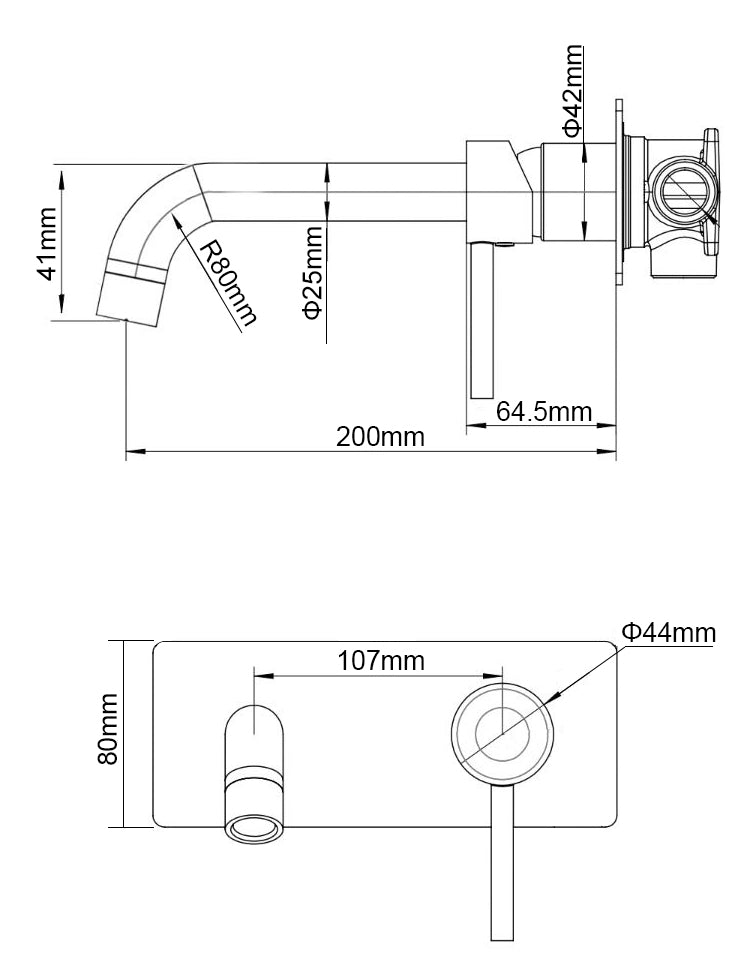 LUCID PIN Series BU0144-2.BM Trim Kit(match CLPS)