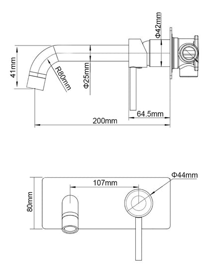 LUCID PIN Series BU0144-2.BM Trim Kit(match CLPS)
