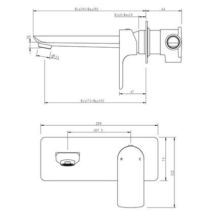 VOG Series CH0158-2.BM Trim Kit(match CLPS)