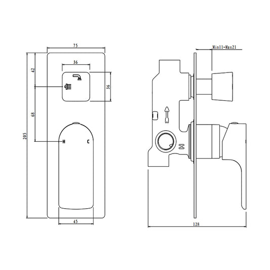 VOG Series LBG0165-2.ST Trim Kit(match CLPD)