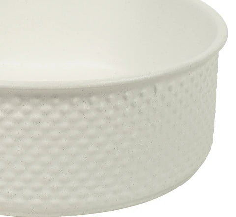 385*385*140mm Polar Subtly Textured Exterior with Matte White Interior Finish Above Counter Basin