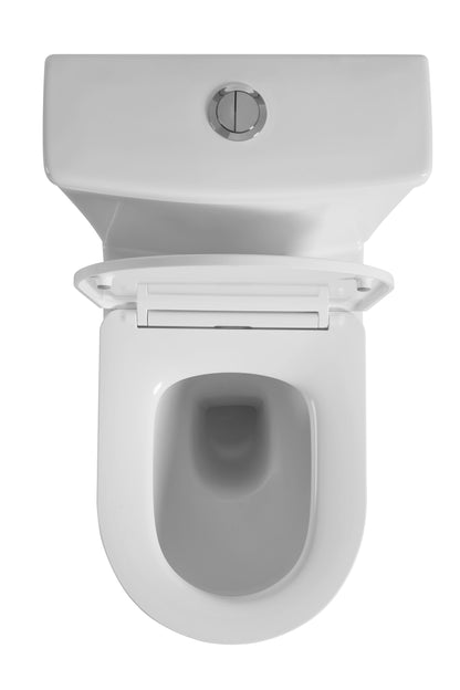 Livis Rimless Back-to-Wall Toilet Suite - Gloss White