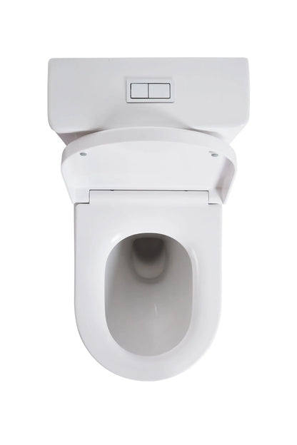 Elvera  Back-to-Wall Toilet Suite - Gloss White