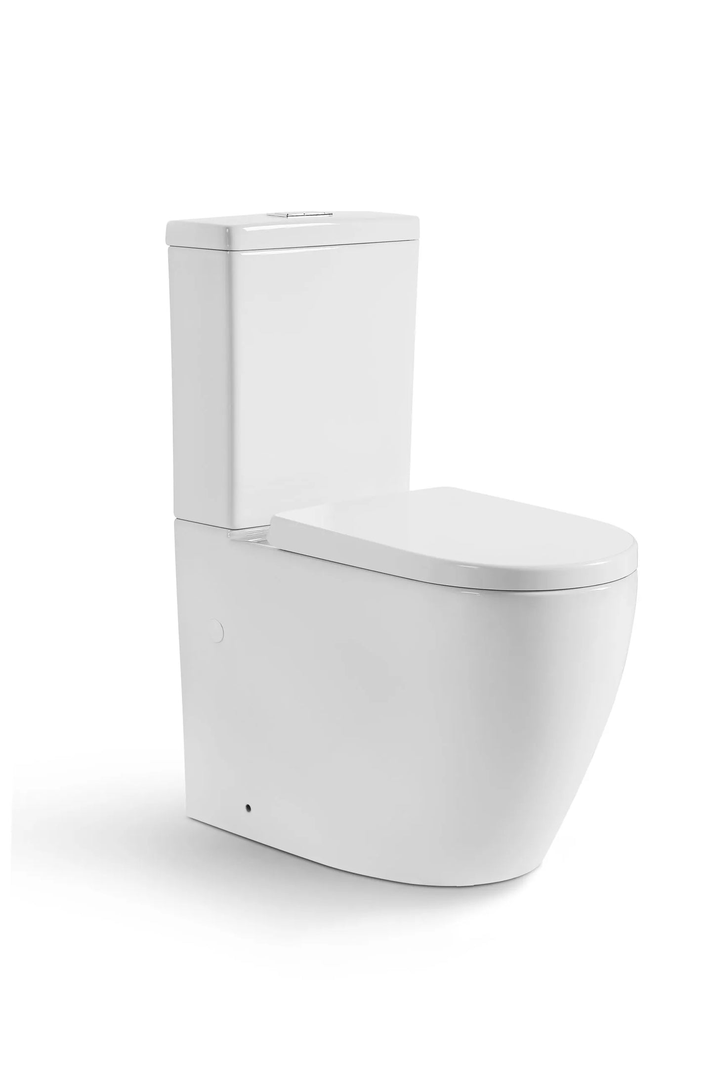 Elvera  Back-to-Wall Toilet Suite - Gloss White