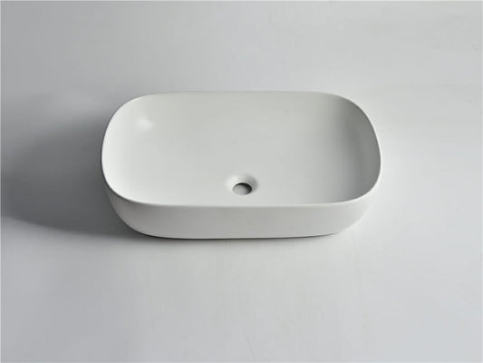 Fine Ceramic Matte White Above Counter - CLA-419A-M  -  610x400x150mm