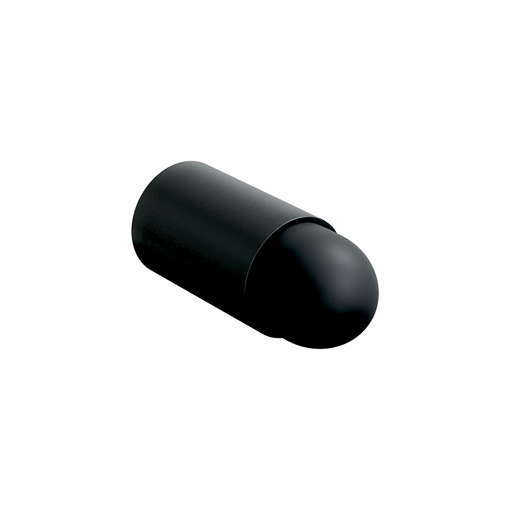 Skirting or Wall Mounted Door Stop, Designer Black