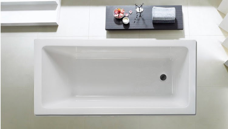 Sandy Drop in Bathtub - Gloss White - 1500mm
