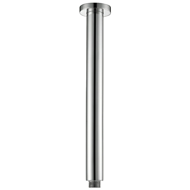 Round Vertical Shower Arm - Chrome