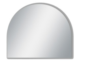 Non-Iuminous Pencil Edge Moon  Mirror
900x750mm