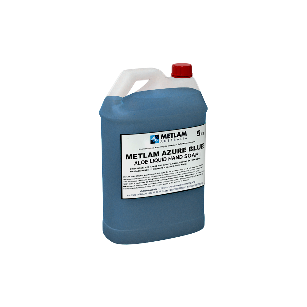 Hand Liquid Soap Aloe Vera – Sky Blue, 3 x 5Litre Bottles per carton *Product sold per carton*