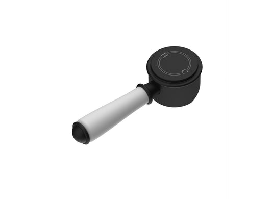 Clasico Ceramic Handle for Wall Mixer - Matt Black