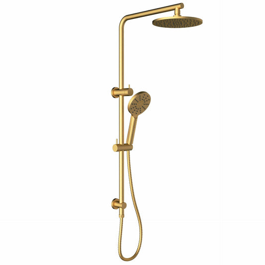 Cora Multi-function Shower Set 200 mm - Brushed Gold