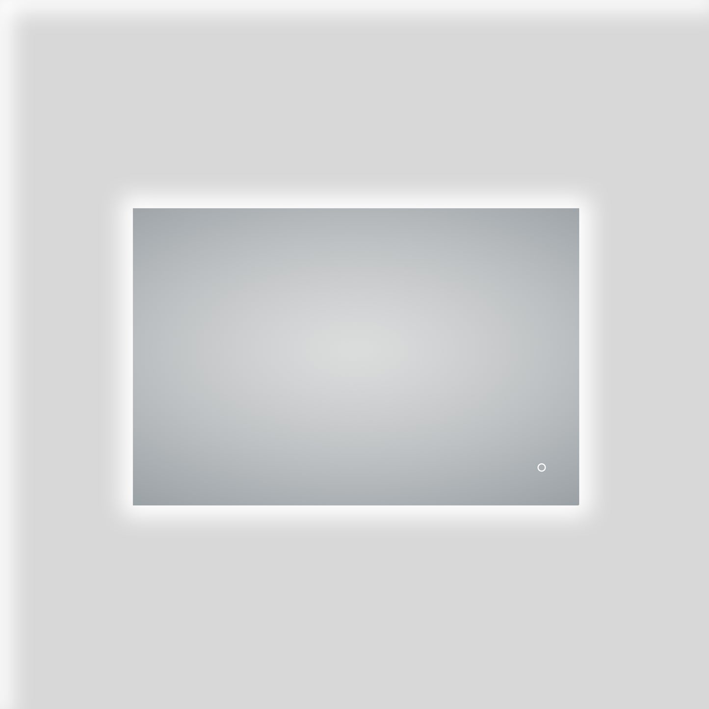 Sharp Edged LED Frameless Mirror - 1200x800mm