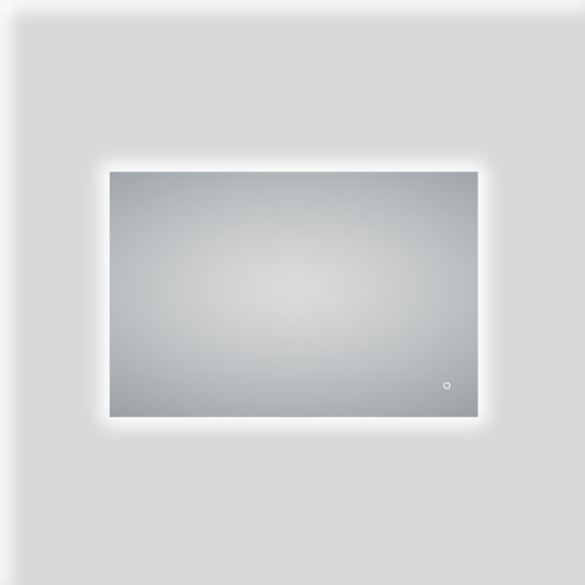 Sharp Edged LED Frameless Mirror - 1200x800mm