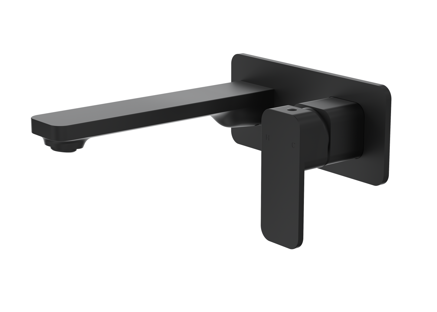 Zia Wall Basin or Bath Mixer - Matte Black