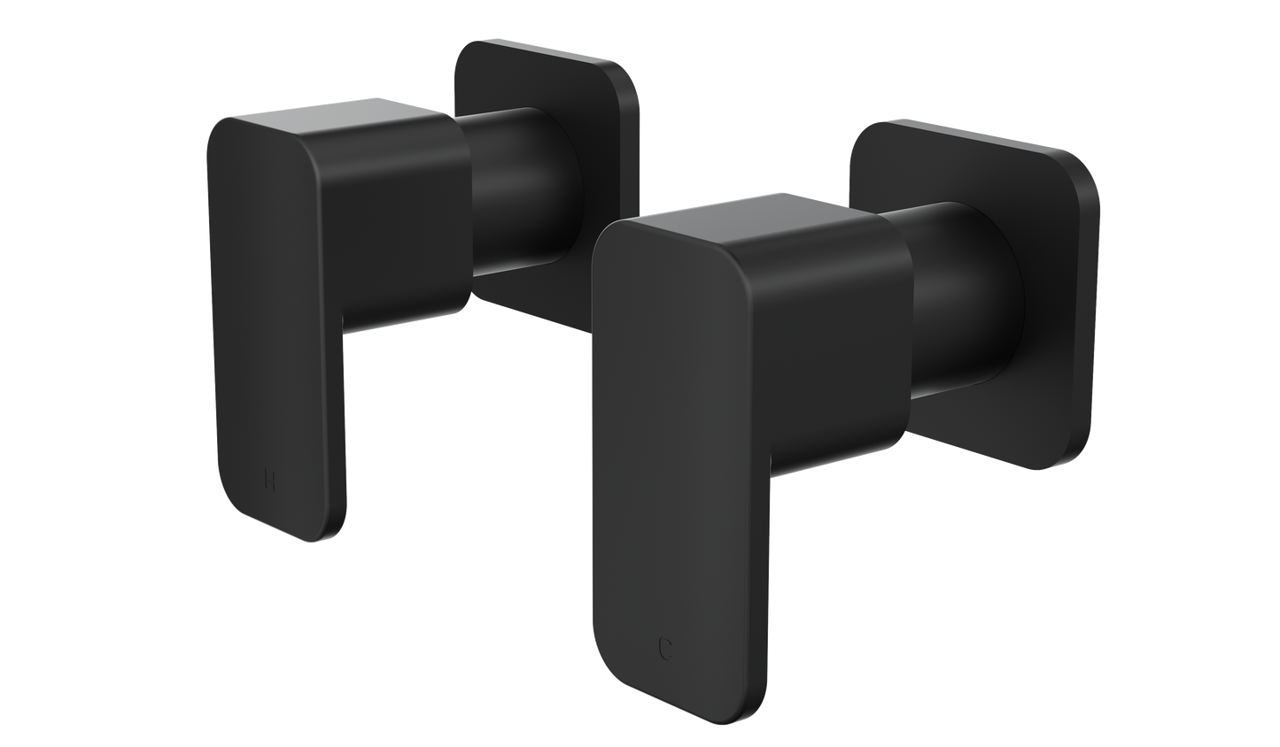 Zia Wall Top Assemblies - Matte Black