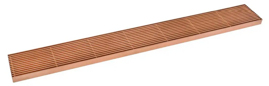 900mm DIY Rose Yellow Gold Grill Floor Waste/Shower Grate | GW-RG-900-DIY
