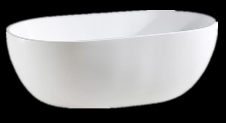 Free Standing Bathtub, Size:1530*770*555mm, Matte White, Non Overflow, Chrome Pop up inc