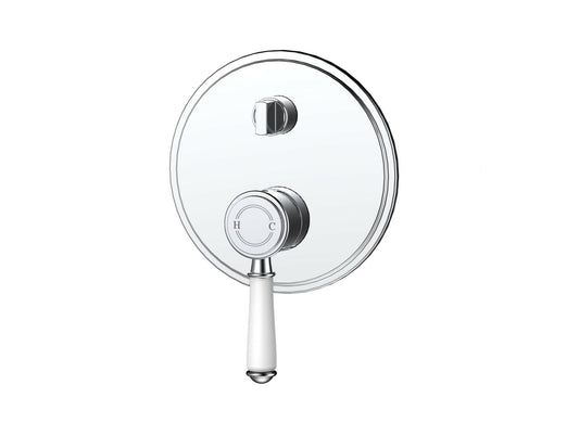 Clasico  Wall Diverter Mixer Trim Kits Ceramic handle