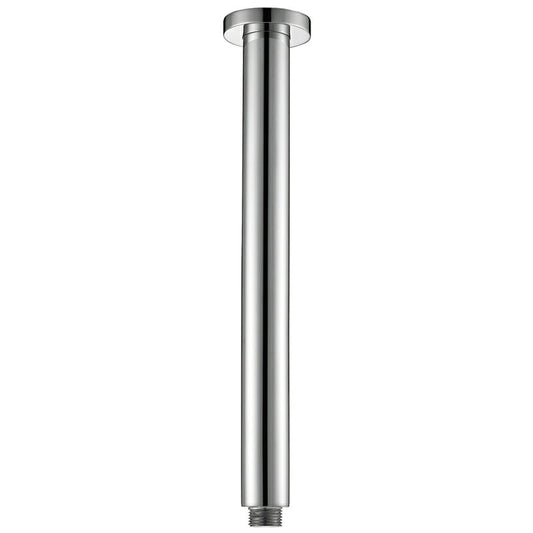 Round Vertical Shower Arm - Chrome