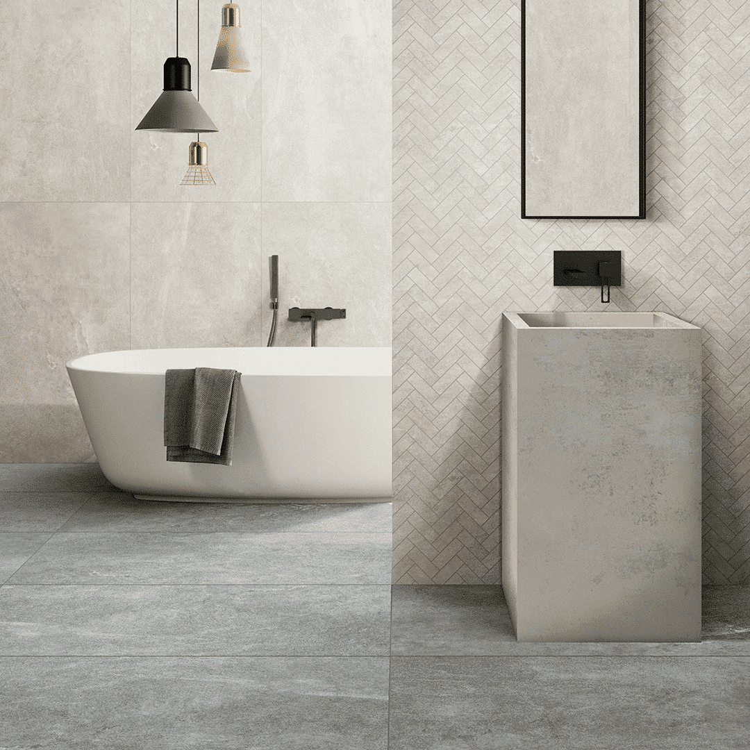STAZZEMA SERIES - IVORY FELLTEC Finish - 300X600 | 1.44 SQM / 8 PCS PER BOX