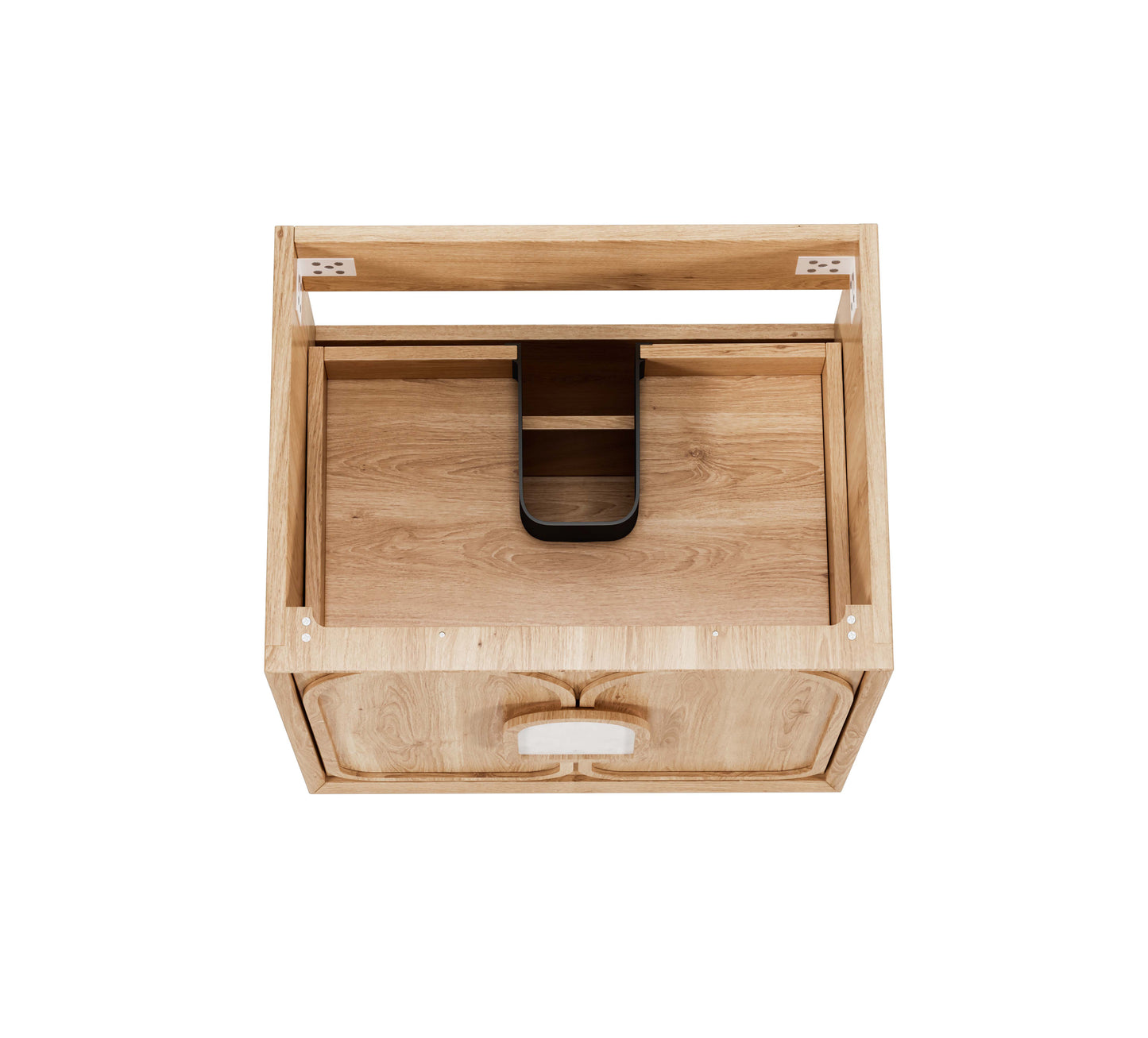 Laguna 600mm Natural American Oak Wall Hung Cabinet Only