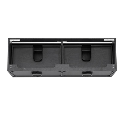 Laguna 1500mm Black American Oak Wall Hung Cabinet Only