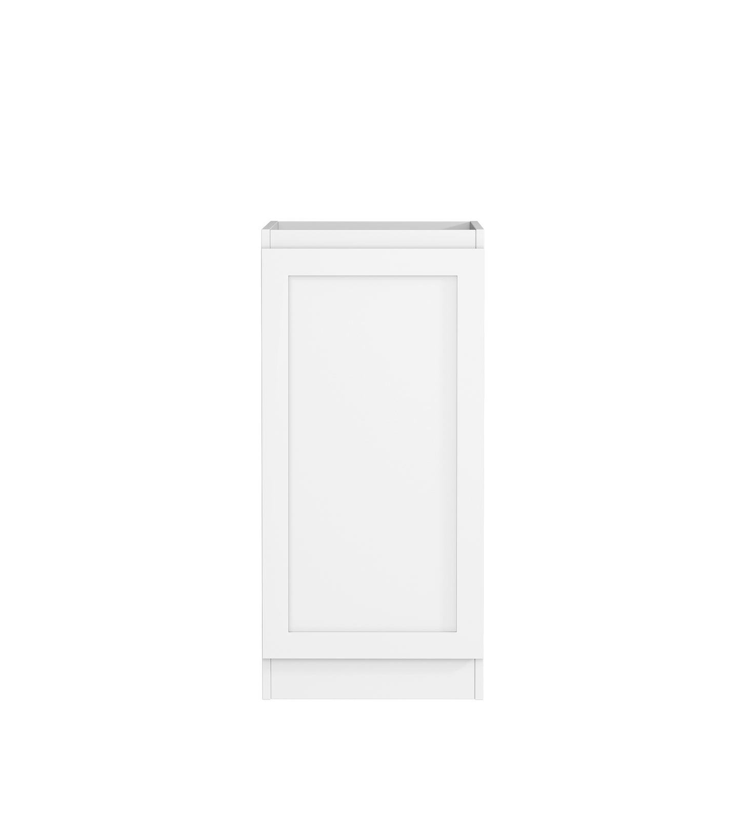 Hampton Laundry 415 White Base Cabinet with internal Drawer