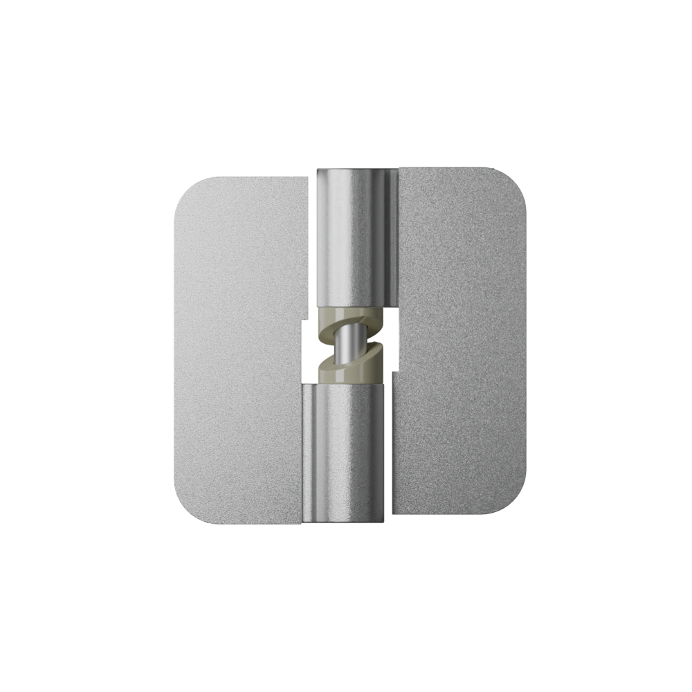 106C Gravity Hinge (Each) - Concealed - ANMB Finish - With Screw Fixings