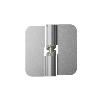 106C Gravity Hinge (Each) - Concealed - ANMB Finish - With Screw Fixings