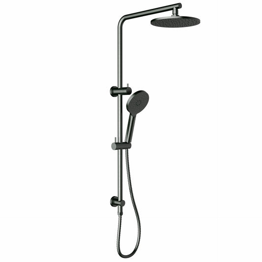 Cora Multi-function Shower Set 200 mm - Gunmetal