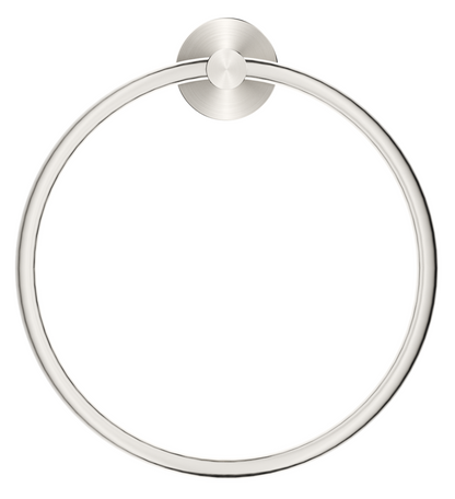 Mica Towel Ring - Brushed Nickel