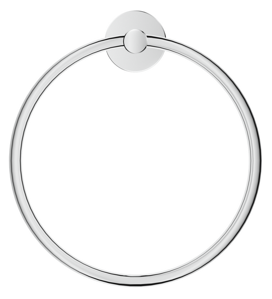 Mica Towel Ring - Chrome