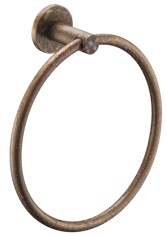 Mica Towel Ring - Living Brass