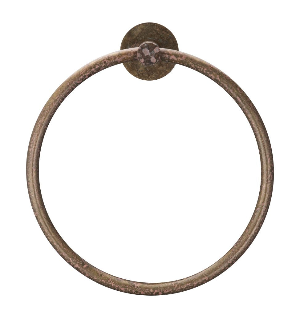 Mica Towel Ring - Living Brass