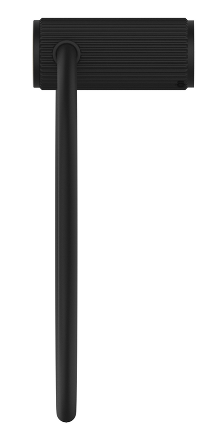 Mica Fluted Towel Ring - Black
