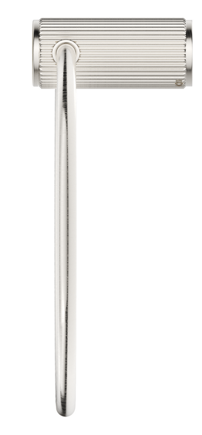 Mica Fluted Towel Ring - Brushed Nickel
