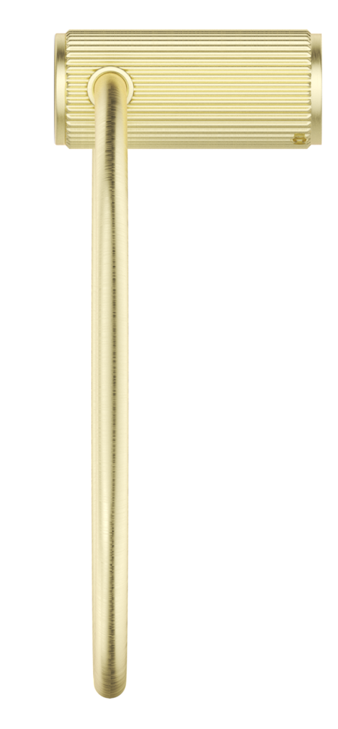 Mica Fluted Towel Ring -  French Gold