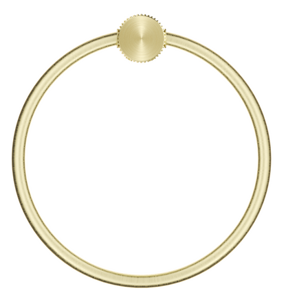 Mica Fluted Towel Ring -  French Gold