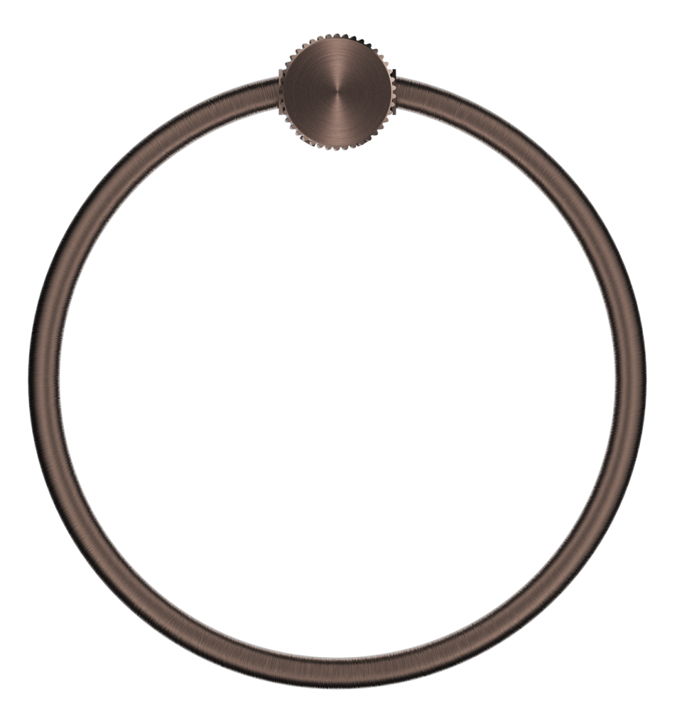 Mica Fluted Towel Ring - Dusk Bronze