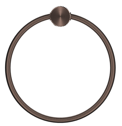 Mica Fluted Towel Ring - Dusk Bronze